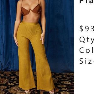 ❌SOLD ON DEPOP ‼️‼️ YELLOW HIGH WAIST PANTS